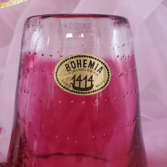 Beautiful Bohemia 1414 Art Glass - Picture 2 of 8